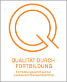 Logo Qualität durch Fortbildung